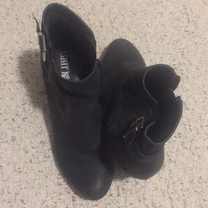 Black ankle boots